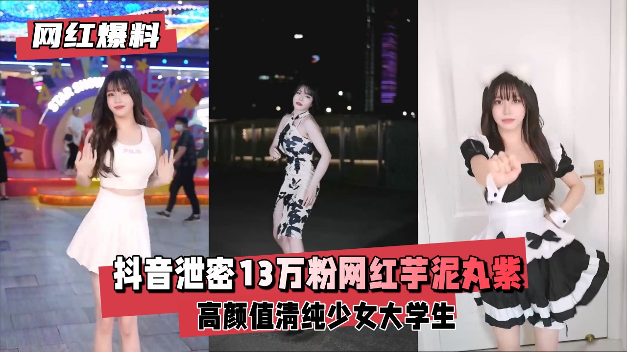 泄密13万粉网红芋泥丸紫高颜值清纯少女